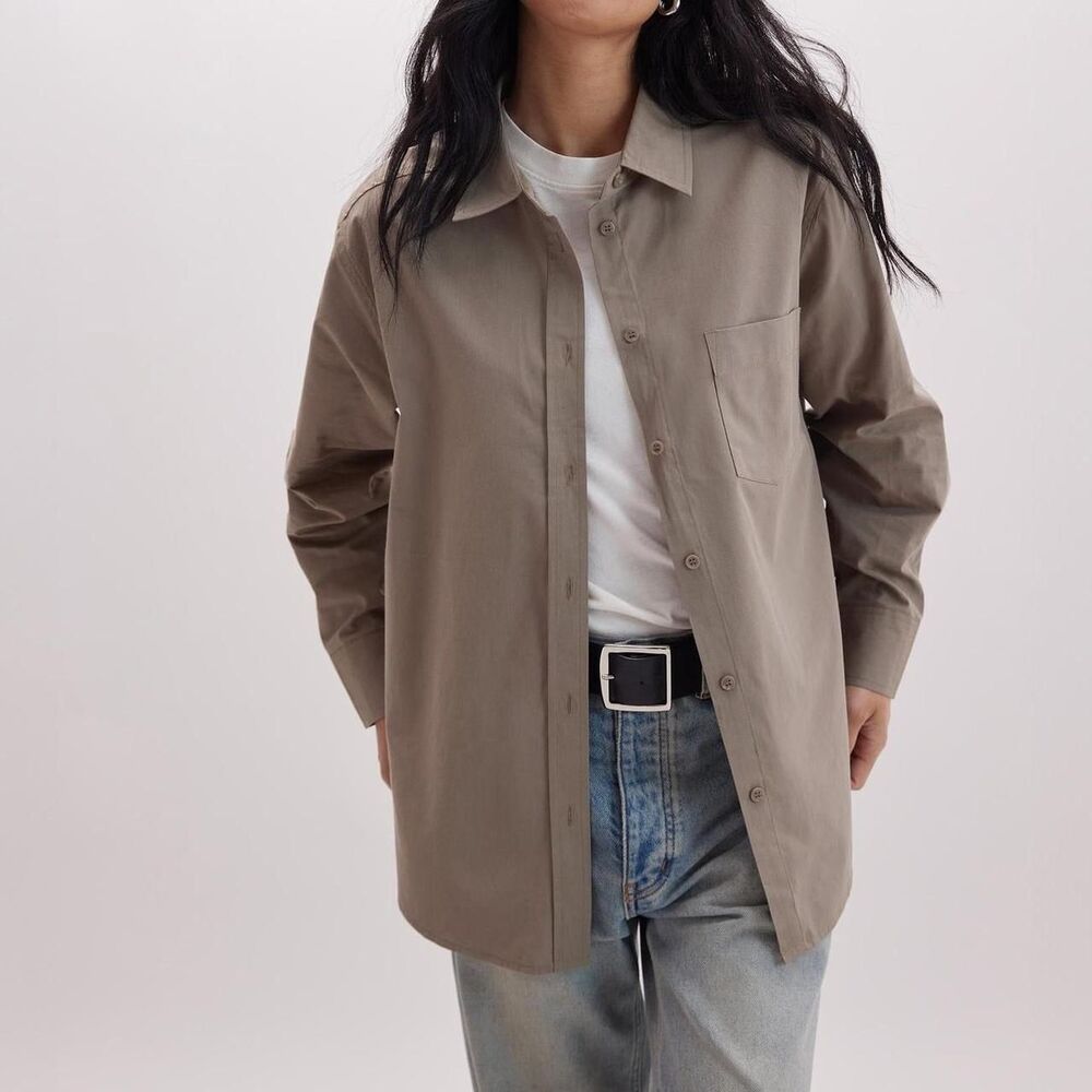 Richer-poorer Women's Brown and Khaki Shirt
